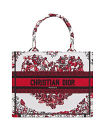 Christian Dior Small Dior Book Tote Red