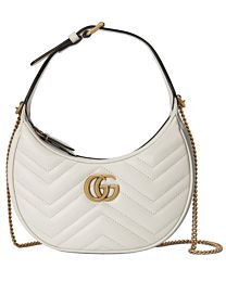 Gucci GG Marmont A mini bag in the shape of a half-moon