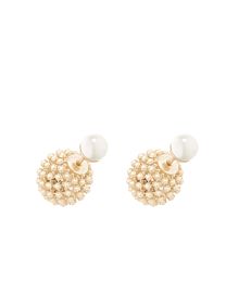 Christian Dior Women's Dior Tribales Earrings Golden