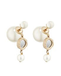 Christian Dior Women's Dior Tribales Earrings White