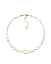 Christian Dior Women's 30 Montaigne Choker White