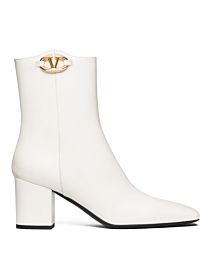 Valentino Women's Vlogo The Bold Edition Ankle Boot In Calfskin 70MM 